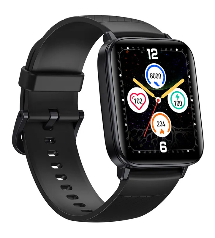 ZEBLAZE smartwatch Swim, 1.69", GPS, heart rate, 5 ATM, μαύρο -κωδικός SWIM-BK
