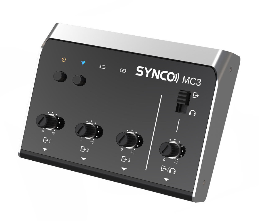 SYNCO μίκτης ήχου MC3-LITE, 4 καναλιών, Bluetooth, 500mAh, γκρι -κωδικός SY-MC3-BK