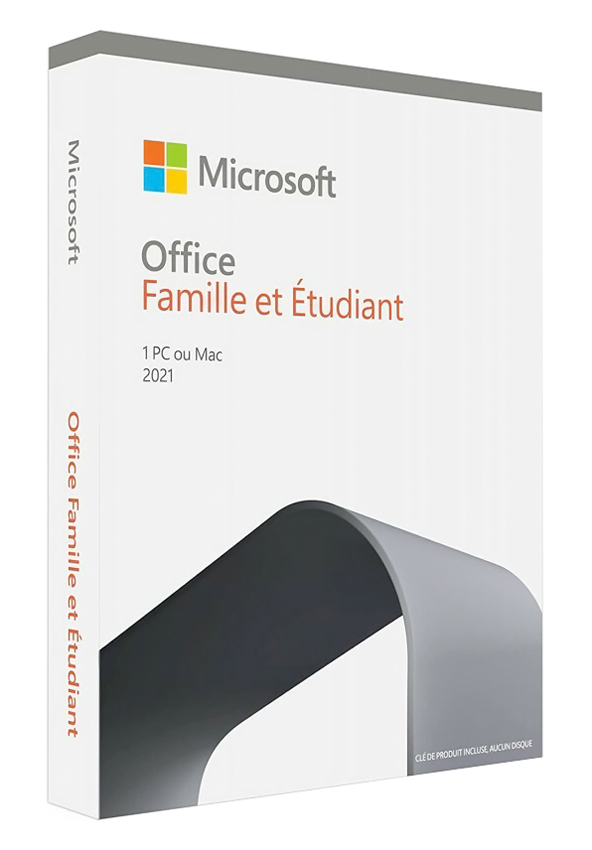 MICROSOFT Office Home & student 2021 79G-05400, French, medialess, 1 PC