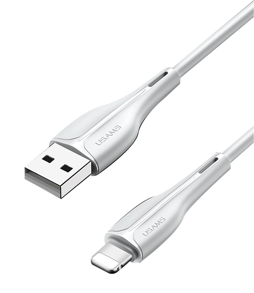 USAMS καλώδιο Lightning σε USB US-SJ371, 10W, 1m, λευκό -κωδικός SJ371USB02
