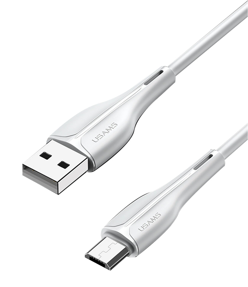 USAMS καλώδιο Micro USB σε USB US-SJ373, 10W, 1m, λευκό -κωδικός SJ373USB02