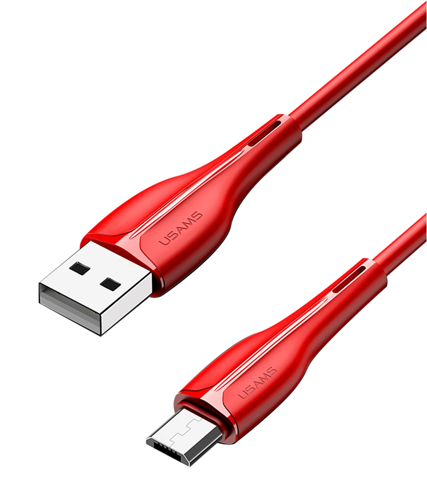 USAMS καλώδιο Micro USB σε USB US-SJ373, 10W, 1m, κόκκινο -κωδικός SJ373USB03