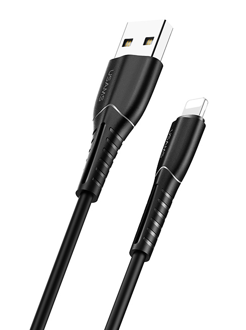 USAMS καλώδιο Lightning σε USB US-SJ364, 10W, 1m, μαύρο -κωδικός SJ364USB01