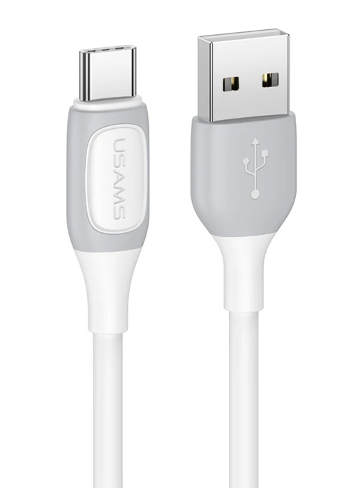USAMS καλώδιο USB-C σε USB US-SJ596, 15W, 1m, λευκό -κωδικός SJ596USB02
