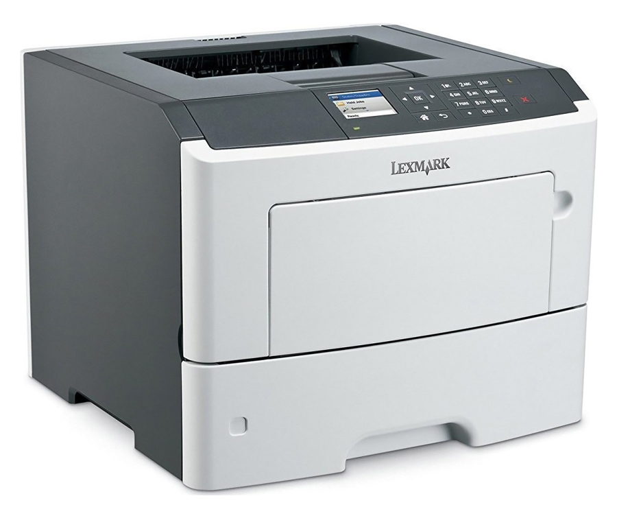 LEXMARK used Printer M1140DN+, mono, laser, low toner & drum