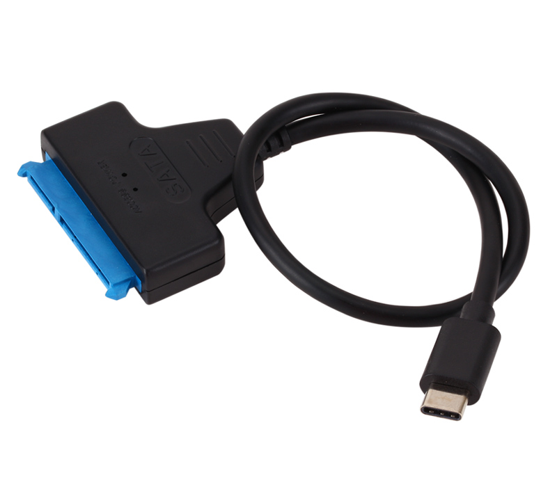 POWERTECH καλώδιο USB-C σε SATA CAB-UC060, 6Gbps, 2.5" HDD/SSD, μαύρο -κωδικός CAB-UC060