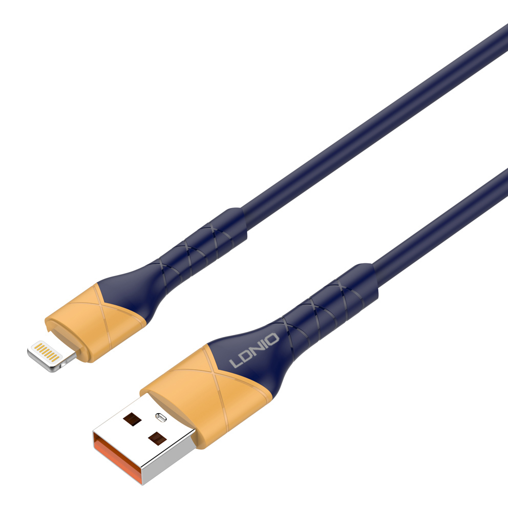 LDNIO καλώδιο Lightning σε USB LS801, 30W, 1m, μπλε -κωδικός 5210131073544
