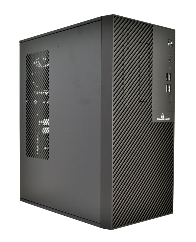 POWERTECH PC Case PT-1101 με 550W PSU, Micro-ATX, 265x168x353mm, μαύρο -κωδικός PT-1101