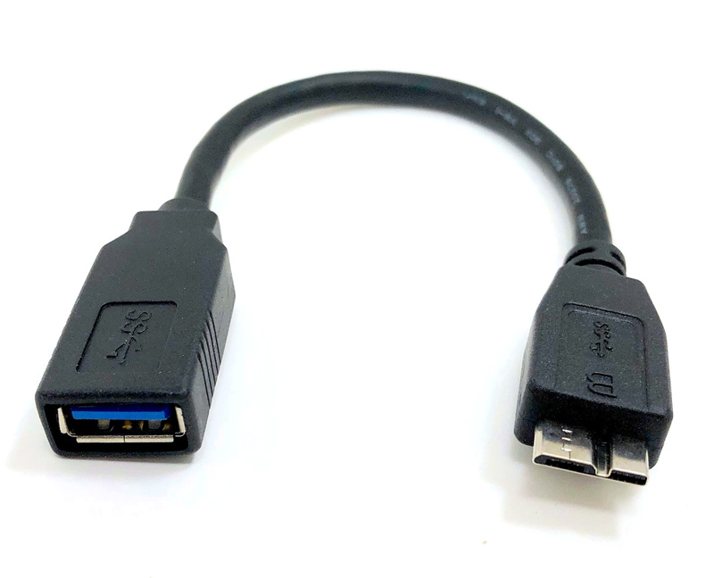 POWERTECH αντάπτορας USB σε Micro B USB CAB-U155, 5Gbps, 0.3m, μαύρος -κωδικός CAB-U155