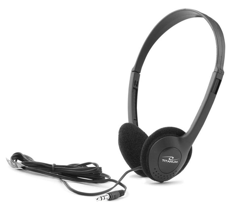 ESPERANZA headphones Titanium Salsa TH113, 3.5mm σύνδεση, 1.5m, μαύρα -κωδικός TH113