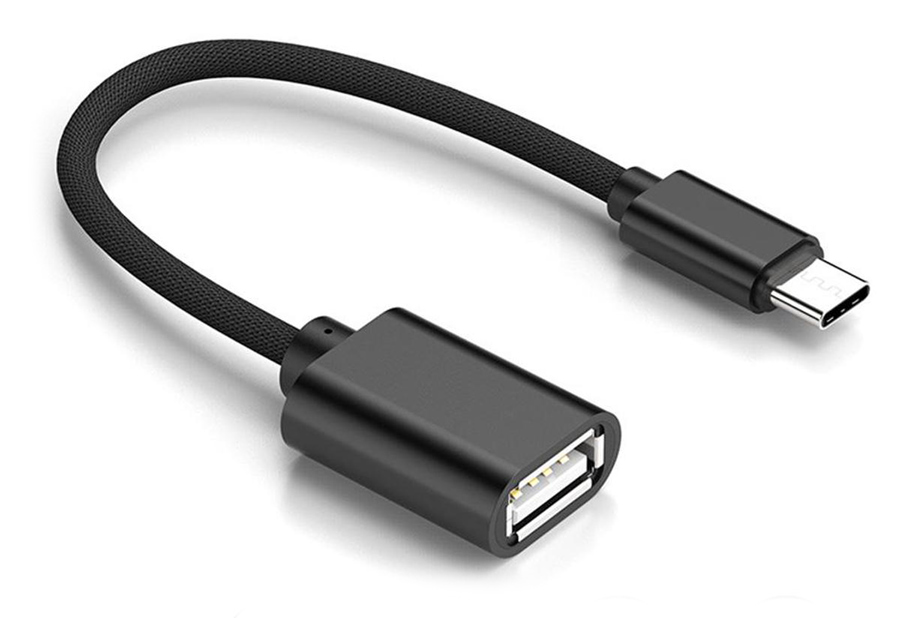 POWERTECH καλώδιο USB σε USB-C CAB-UC056, 480Mbps, 0.16m, μαύρο -κωδικός CAB-UC056
