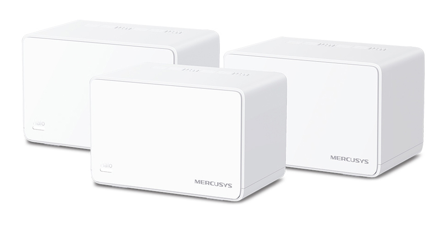 MERCUSYS Mesh Wi-Fi 6 System Halo H80X, 3Gbps Dual Band, 3τμχ, Ver. 1.0 -κωδικός HALO-H80X-3PACK
