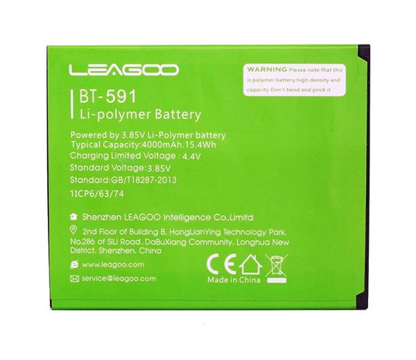 LEAGOO Μπαταρία αντικατάστασης για Smartphone Power P1 -κωδικός PP1-BAT