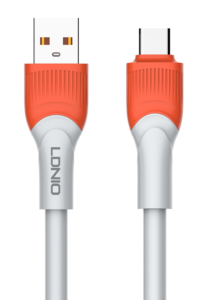 LDNIO καλώδιο USB-C σε USB LS601, 30W, 1m, γκρι -κωδικός 5210131078655