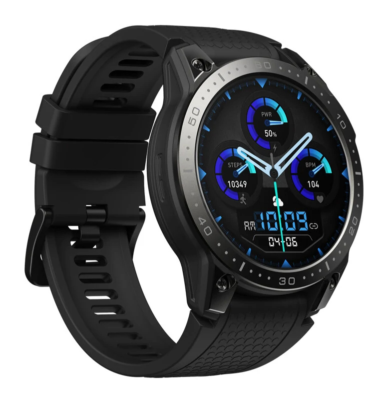 ZEBLAZE smartwatch Ares 3 Pro, heart rate, 1.43" AMOLED, IP68, μαύρο -κωδικός ARES3PRO-BK