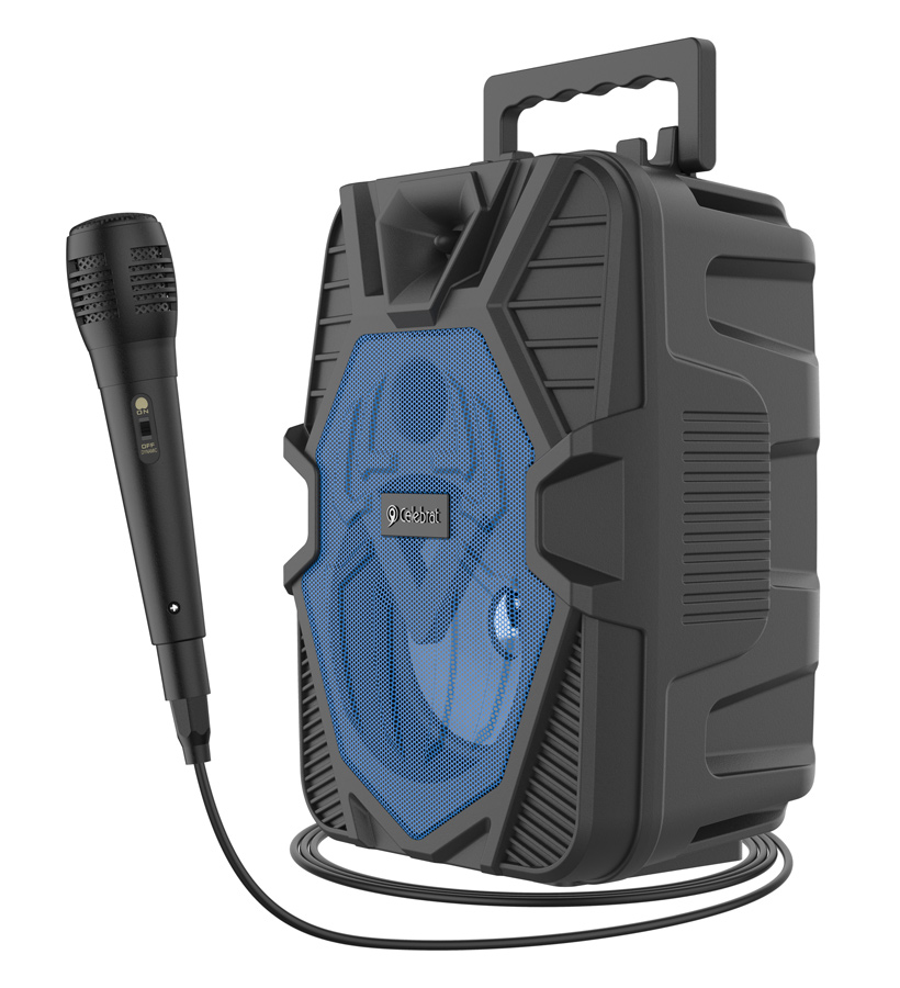 CELEBRAT φορητό ηχείο OS-06 με μικρόφωνο, 5W, 1200mAh, Bluetooth, μπλε -κωδικός OS-06-BL