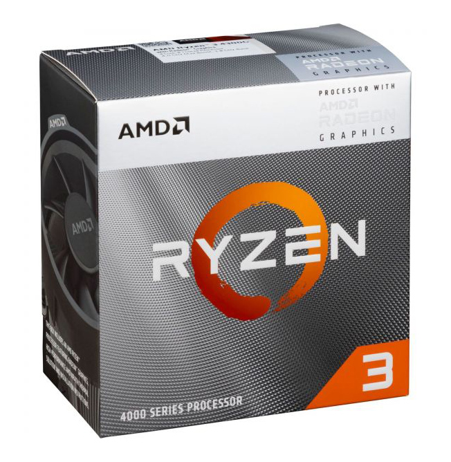 AMD CPU Ryzen 3 4300G, 3.9GHz, 6 Cores, AM4, 6MB, Wraith Stealth cooler -κωδικός 100-100000144BOX