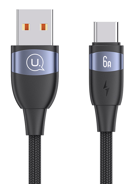 USAMS καλώδιο USB-C σε USB US-SJ630, 66W, 480Mbps, 1.2m, μαύρο -κωδικός SJ630USB01