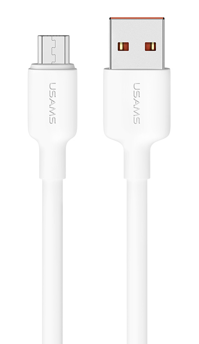 USAMS καλώδιο micro USB σε USB US-SJ607, 10W, 1m, λευκό -κωδικός SJ607USB01