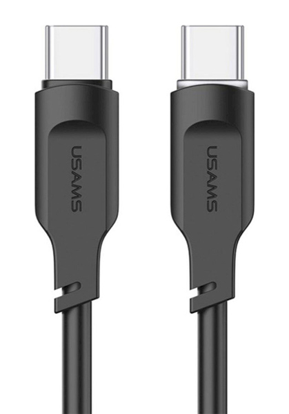 USAMS καλώδιο USB-C σε USB-C US-SJ567, 100W PD, 1.2m, μαύρο -κωδικός SJ567USB01