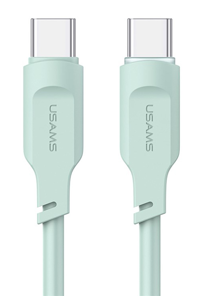 USAMS καλώδιο USB-C σε USB-C US-SJ567, 100W PD, 1.2m, πράσινο -κωδικός SJ567USB04