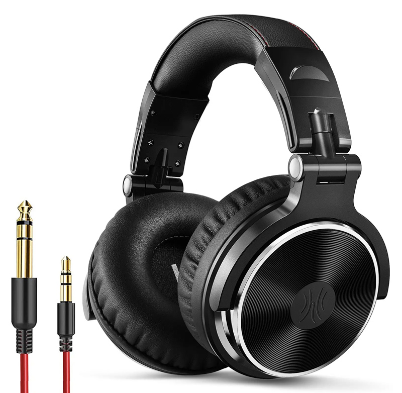 ONEODIO headset Studio Pro 20, 6.35mm & 3.5mm σύνδεση, Hi-Fi 50mm, μαύρο -κωδικός OA-PRO20-BK