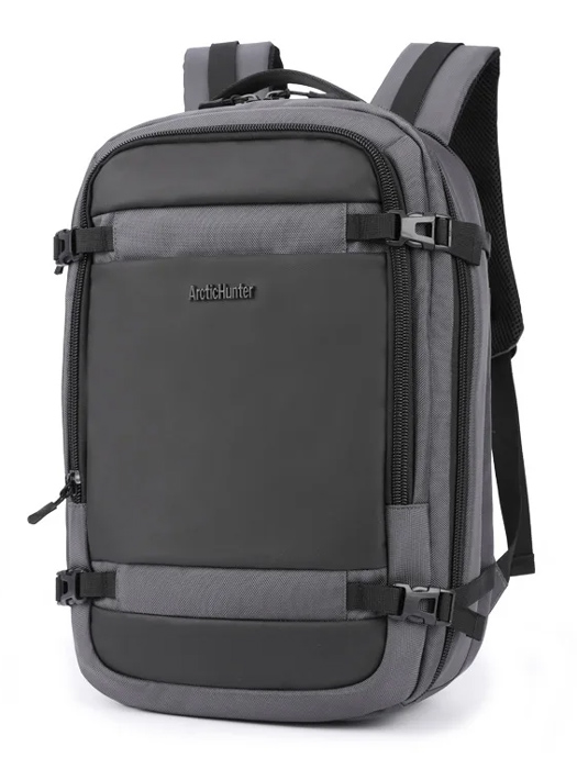 ARCTIC HUNTER τσάντα πλάτης B00188 με θήκη laptop 15.6", 22.5L, γκρι -κωδικός B00188-GY