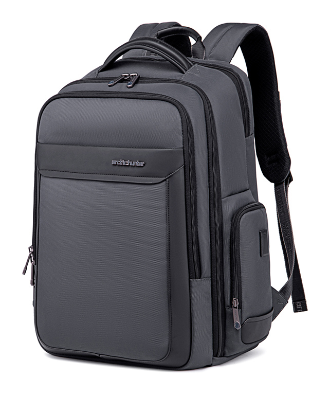 ARCTIC HUNTER τσάντα πλάτης B00544 με θήκη laptop 17", 40L, USB, γκρι -κωδικός B00544-GY