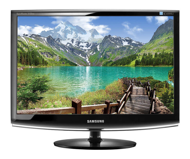 SAMSUNG used οθόνη 2433BW LCD, 24" 1920×1200, VGA/DVI, GB -κωδικός M-2433BW-GB