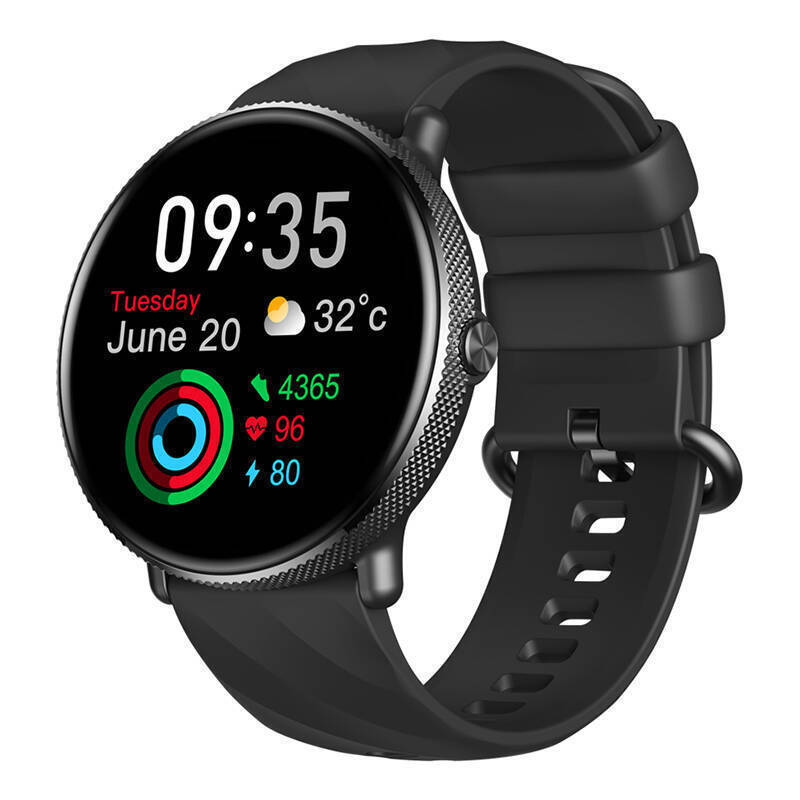 ZEBLAZE smartwatch GTR 3 Pro, heart rate, 1.43" AMOLED, IP68, μαύρο -κωδικός GTR3PRO-BK