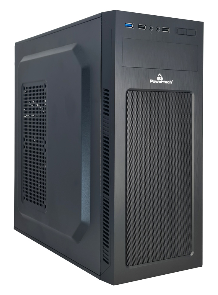 POWERTECH PC Case PT-1168 με 550W PSU, ATX, 418x200x416mm, μαύρο -κωδικός PT-1168