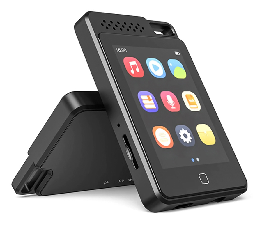 RUIZU MP3 player C1 με οθόνη αφής 2.4", 32GB, ελληνικό μενού, μαύρο -κωδικός C1-32GB