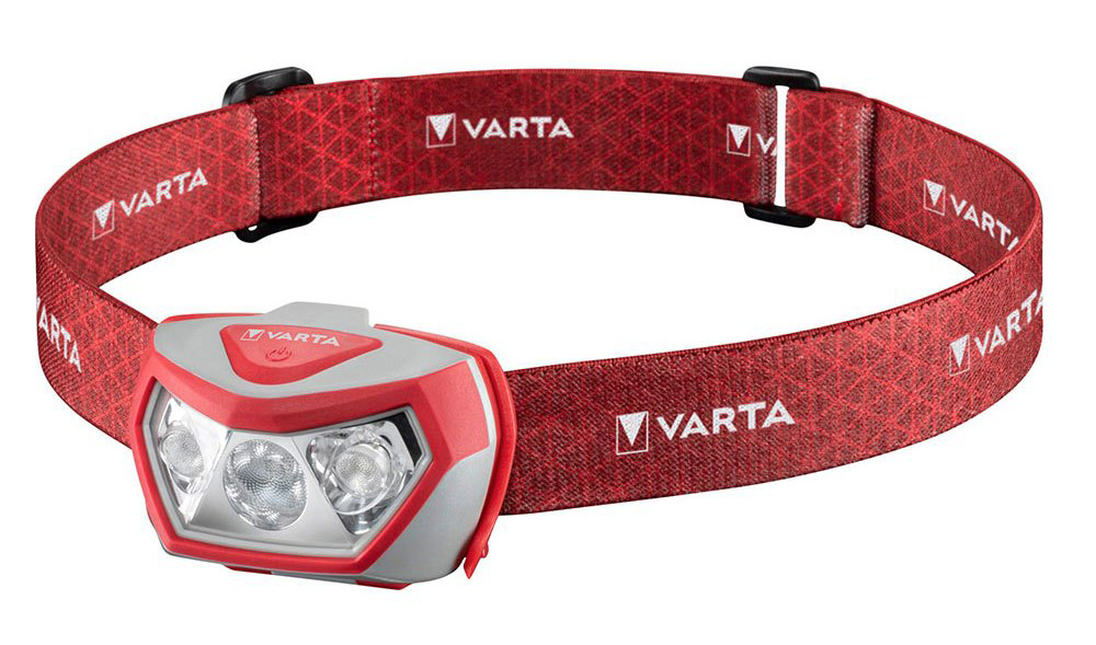 VARTA LED φακός κεφαλής Outdoor Sports H20 Pro, 200lm, IPX4, κόκκινος -κωδικός 4008496021529