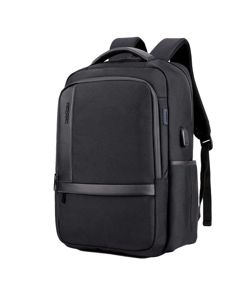 ARCTIC HUNTER τσάντα πλάτης B00120C-BK με θήκη laptop 15.6", μαύρη -κωδικός B00120C-BK