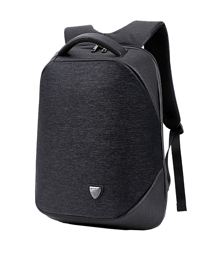 ARCTIC HUNTER τσάντα πλάτης B00193-BK με θήκη laptop 15.6", μαύρη -κωδικός B00193-BK
