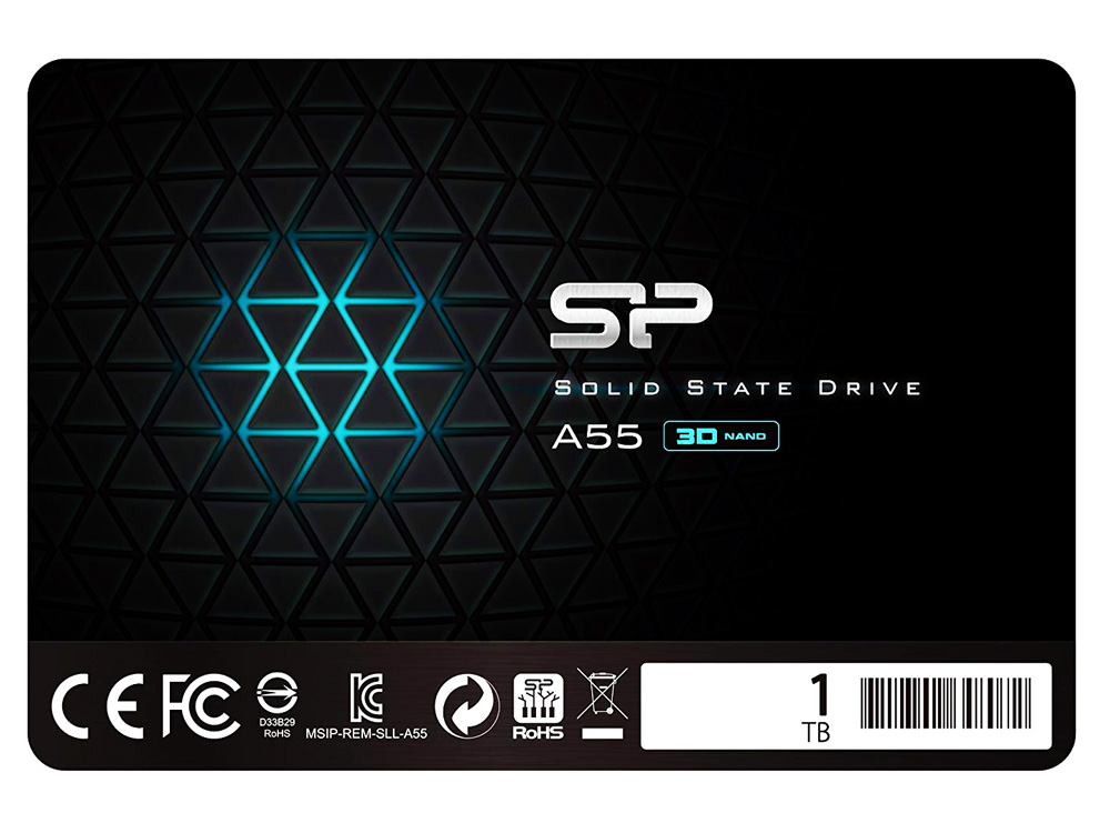 SILICON POWER SSD A55 1TB, 2.5", SATA III, 560-530MB/s 7mm, TLC -κωδικός SP001TBSS3A55S25