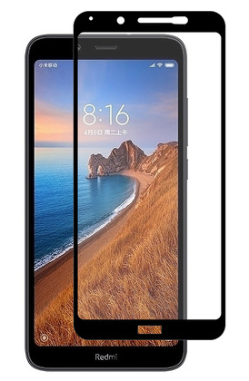 POWERTECH Tempered Glass 5D Full Glue, Xiaomi Redmi 7A (Qualcomm), μαύρο