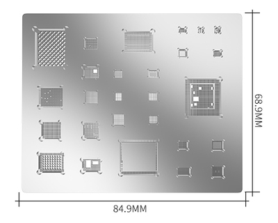 BEST Reballing stencil BST-A8, για iphone 6/6 Plus/iPod Touch/iPad mini