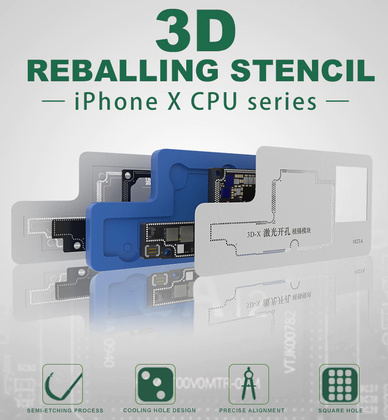 BEST Reballing stencil 3D BST-1023A, για iphone X Series CPU