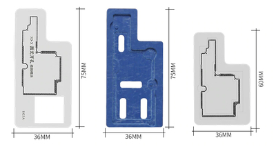 BEST Reballing stencil 3D BST-1023A, για iphone X Series CPU