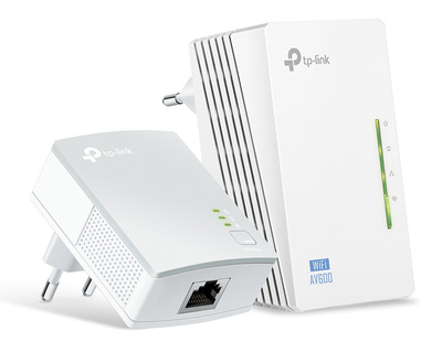 TP-LINK Wi-Fi AV600 Powerline Extender Kit TL-WPA4220, 300Mbps, Ver. 4.0