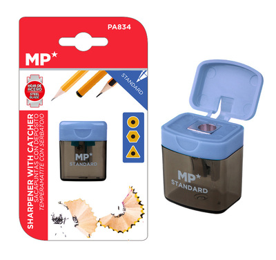 MP ξύστρα μολυβιών με κάδο PA834, μωβ