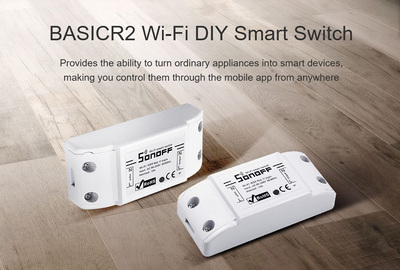 SONOFF Smart Διακόπτης BASICR2, Wifi, 10A, λευκός