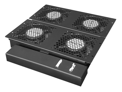 POWERTECH cooling fan με θερμοστάτη για rack NETW-0010, 29.5x31x4cm