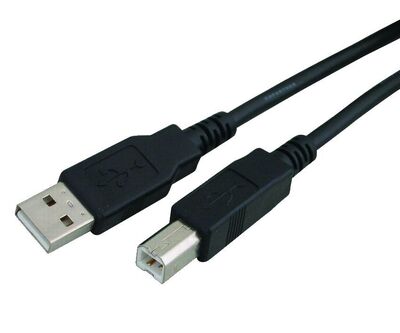 POWERTECH καλώδιο USB σε USB Type Β CAB-U050, copper, 3m, μαύρο