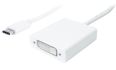 POWERTECH αντάπτορας USB Type-C σε DVI PTH-036, 4K, λευκό
