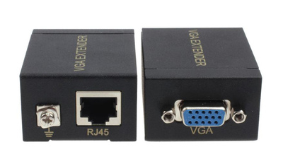 POWERTECH VGA signal extender SLOT-019 μέσω καλωδίου RJ45, 60m