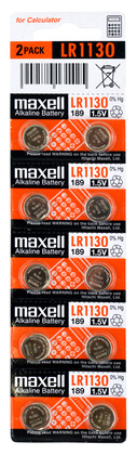 MAXELL αλκαλικές μπαταρίες LR1130, 1.5V, 10τμχ