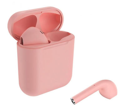 CELEBRAT earphones με θήκη φόρτισης W10, True Wireless, 30/300mAh, ροζ