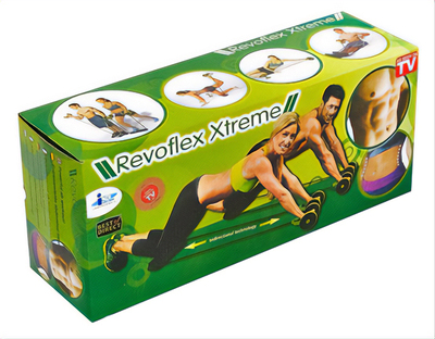 Σύστημα εκγύμνασης με λάστιχα αντίστασης Revoflex Xtreme, πράσινο